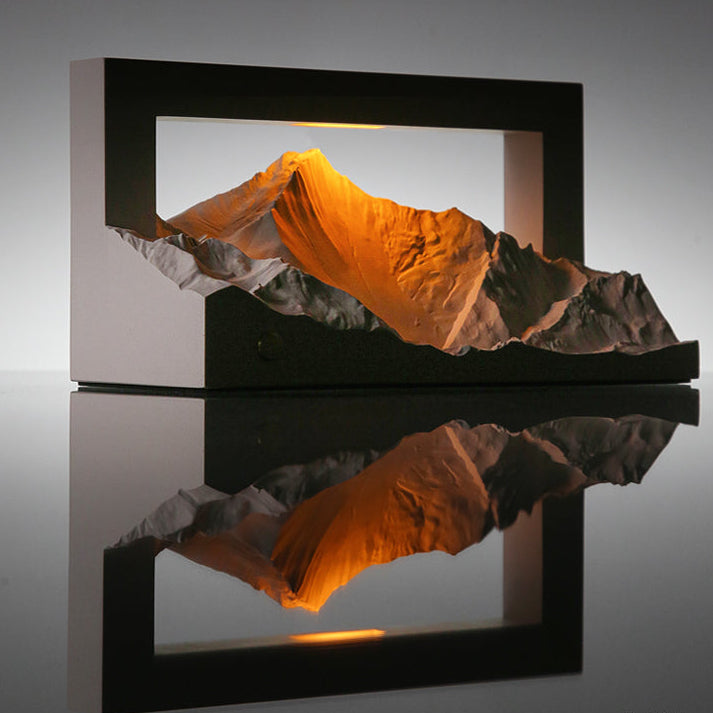 Novara Mountain LED Aromatherapy Lamp - Adjustable Color Light Diffuser for Relaxation