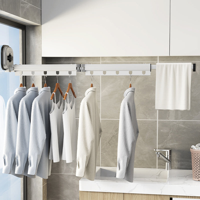 Royelle Wall Mounted Retractable Clothes Drying Rack-Space Saving Foldable