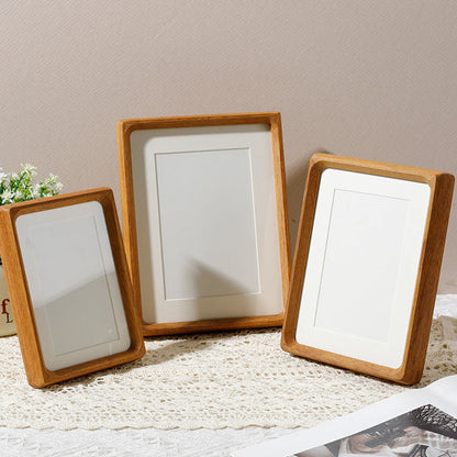 Royora Modern Wood Photo Frame with Rounded Corners for Tabletop Display