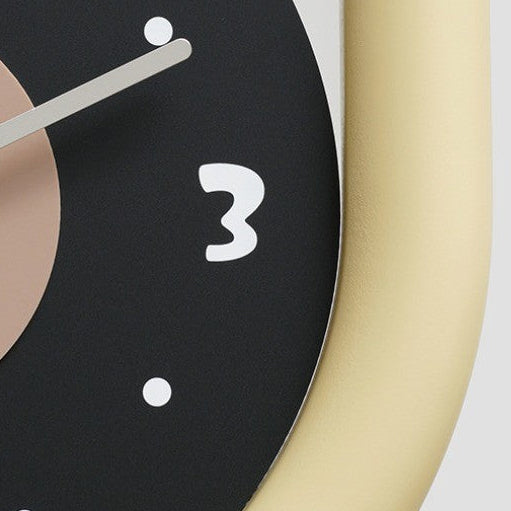 Novara Modern Silent Pendulum Wall Clock-Oval Decorative Timepiece