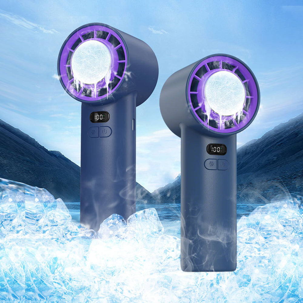 Royora Portable USB Rechargeable Handheld Fan, 3 Speeds, 10-Hour Battery Life