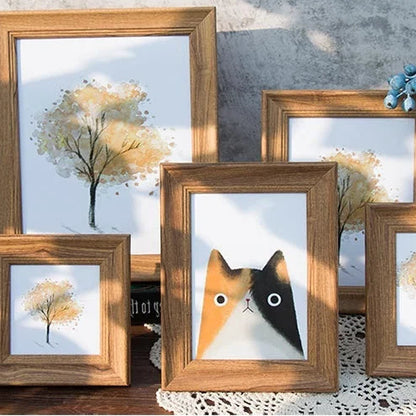 Royelle Modern Wood Grain Picture Frame for Wall or Tabletop Display