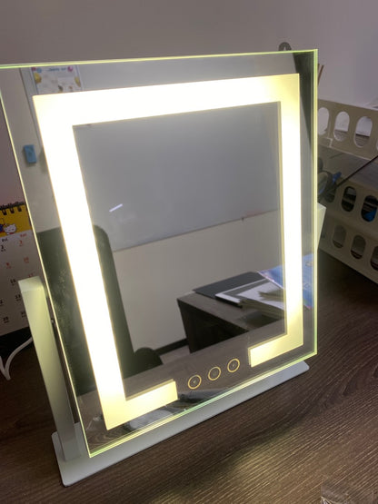 Royelle LED Lighted Makeup Mirror With Touch Control And Magnification