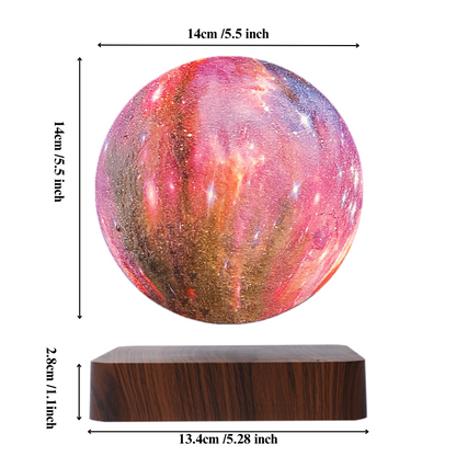 Royora Magnetic Levitation Floating Galaxy Moon Lamp-16 Color Night Light