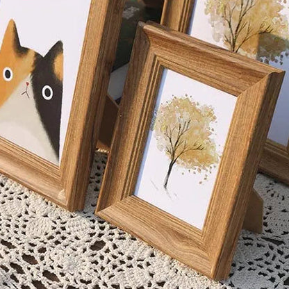 Royelle Modern Wood Grain Picture Frame for Wall or Tabletop Display