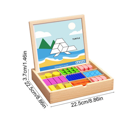 Royelle Wooden Magnetic Building Blocks-Educational STEM Toy For Kids