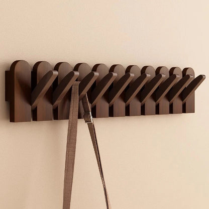 Royora Wall Mounted Key Holder with Flip Down Hooks for Entryway Organization