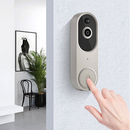 Royelle Wireless Video Doorbell Camera with HD Night Vision, Two-Way Talk & Person Detection + Indoor Chime