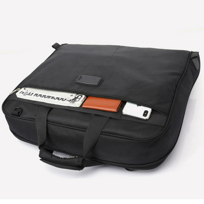 Royeva Foldable Carry-On Garment Bag - Waterproof Suit & Dress Travel Organizer with Strap