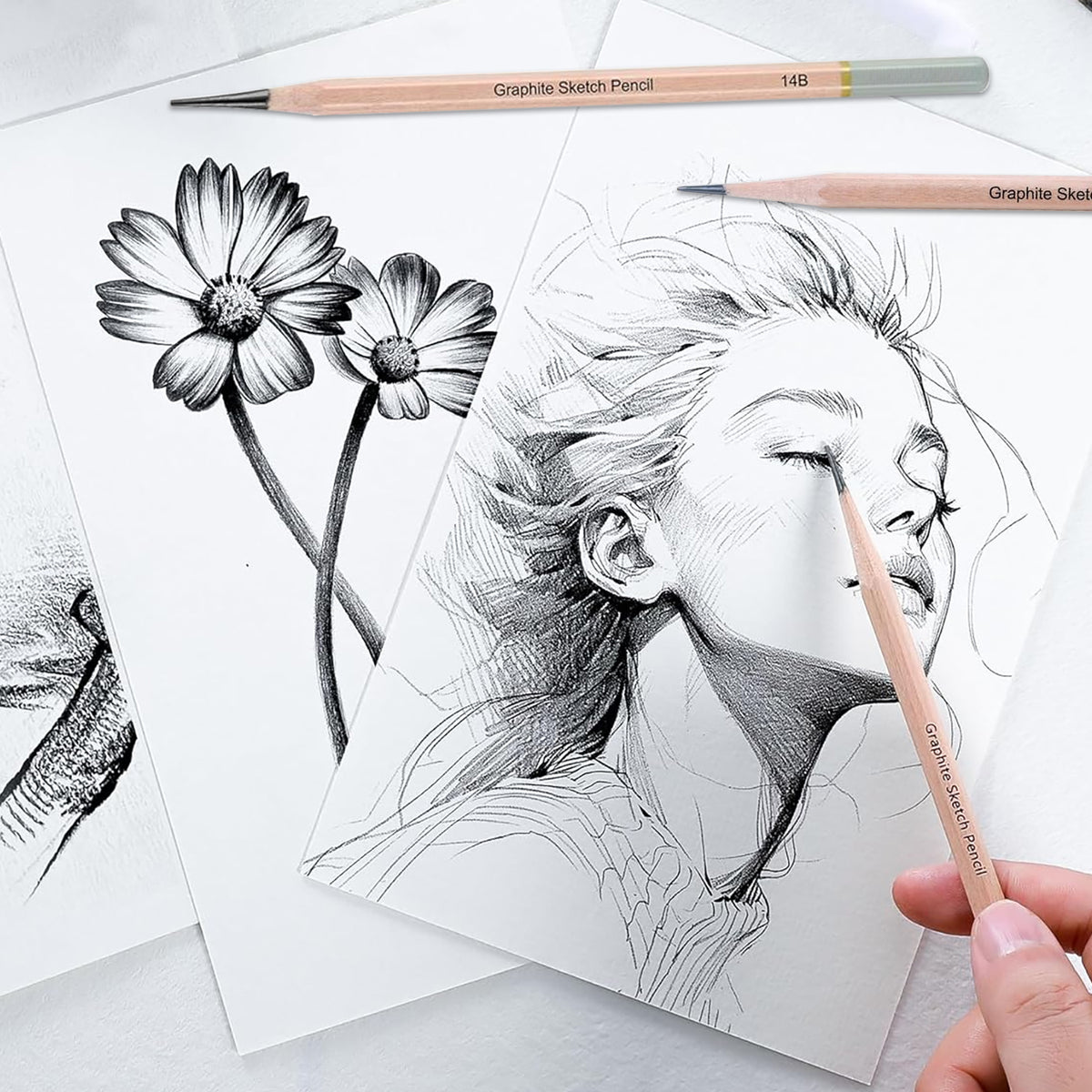 Royora Professional Drawing Kit-Graphite And Charcoal Sketch Set Art Supplies