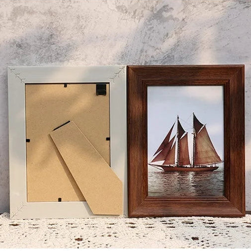 Royelle Modern Wood Grain Picture Frame for Wall or Tabletop Display
