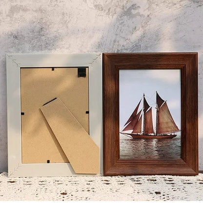 Royelle Modern Wood Grain Picture Frame for Wall or Tabletop Display