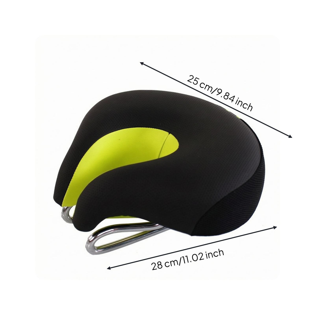 Royeva Nose-Free Ergonomic Bicycle Saddle With Soft Padding For Mountain Bike