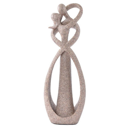 Royeva Abstract Couple Figurine-Romantic Love Sculpture For Home Decor