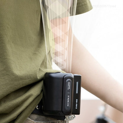 Novara Wearable Waist Fan 4500mAh USB Rechargeable Clip-On Cooling Fan