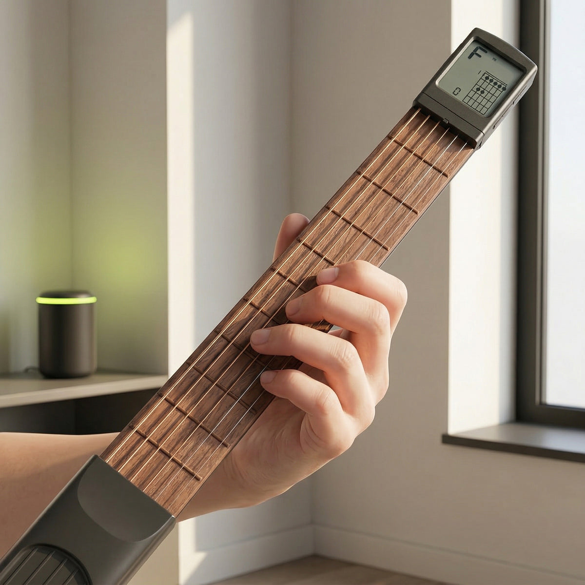 Eloria Portable Guitar Chord Trainer Tool for Practice with Real Strings