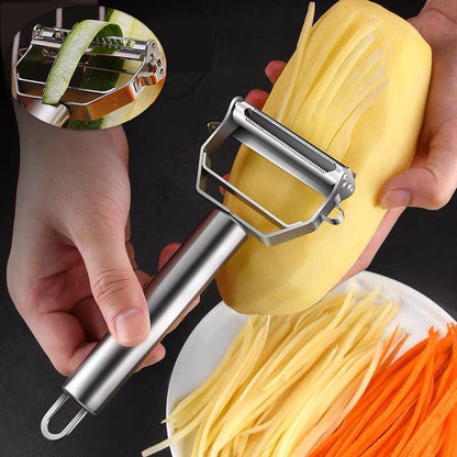 Royeva Dual Blade Vegetable Peeler And Julienne Cutter-Stainless Steel Kitchen Tool