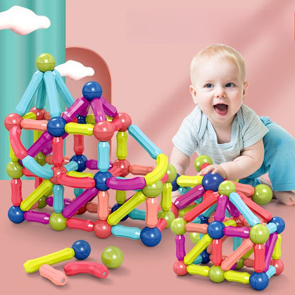 Sovere Magnetic Building Blocks Set for Kids - Creative Toy for Cognitive Development