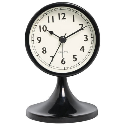 Royeva Silent Metal Alarm Clock with Nightlight for Bedroom