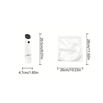 Royeva Portable Handheld Rechargeable Vacuum Sealer for Food Preservation & Storage