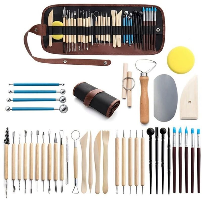 Royora Pottery Clay Sculpting Tools Set With Carving Case