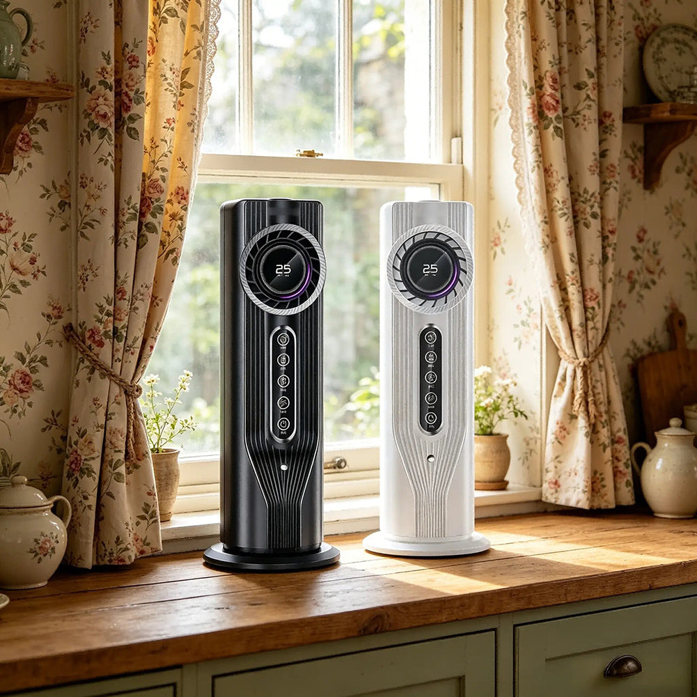 Royora Portable USB Cooling Fan With Mist Humidifier And 6 Speed Airflow