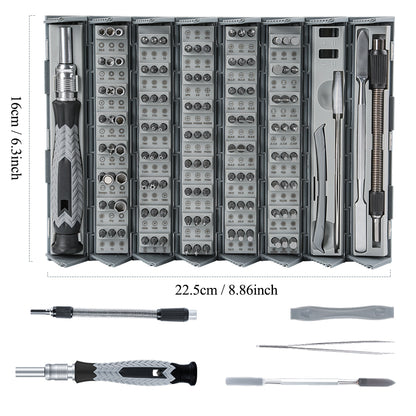 Royeva 126-Piece Precision Screwdriver Set-Magnetic Repair Tool Kit for Electronics