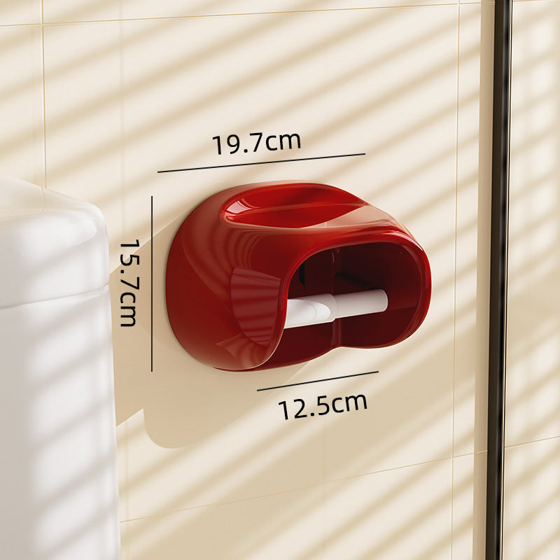 Royelle Self Adhesive Toilet Paper Holder With Phone Storage Shelf