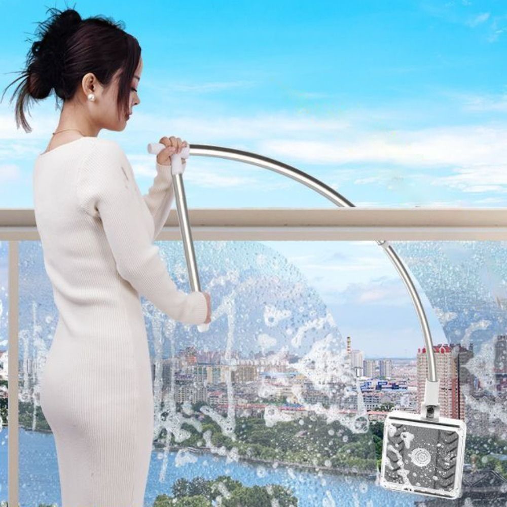 Royeva Dual Sided Magnetic Window Cleaner With Telescopic Handle
