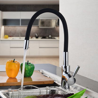Royeva Flexible Kitchen Faucet with Hot Cold Mixer Tap