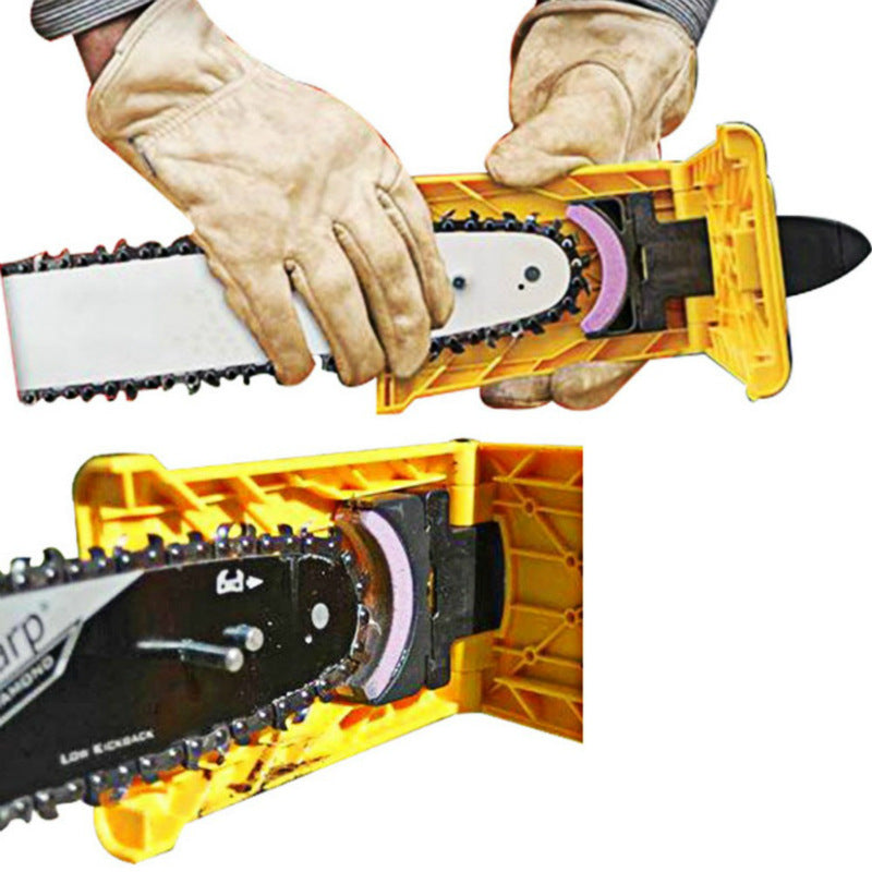 Sovere Chainsaw Sharpener Tool with 4 Replacement Stones for Efficient Sharpening