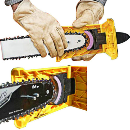 Sovere Chainsaw Sharpener Tool with 4 Replacement Stones for Efficient Sharpening