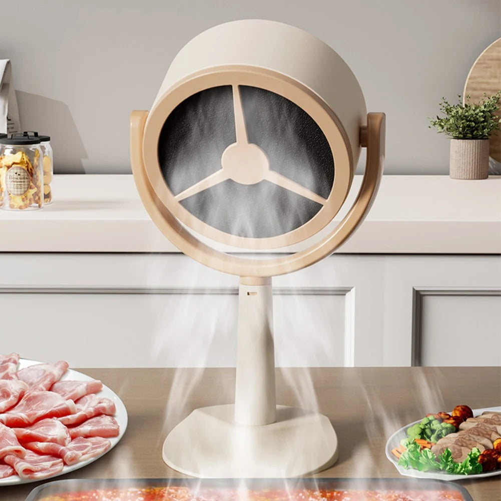 Royora Portable Range Hood Mini Kitchen Exhaust Fan with Adjustable Speeds