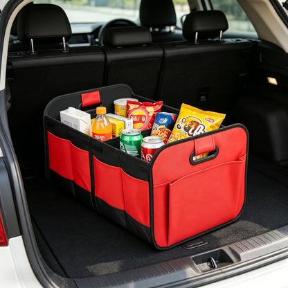 Royeva Foldable Car Trunk Organizer-Large Capacity Oxford Cloth Storage Box