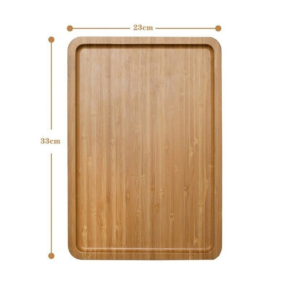 Novara Bamboo Armrest Tray Table for Sofa Couch Arm-Wide Flat Design