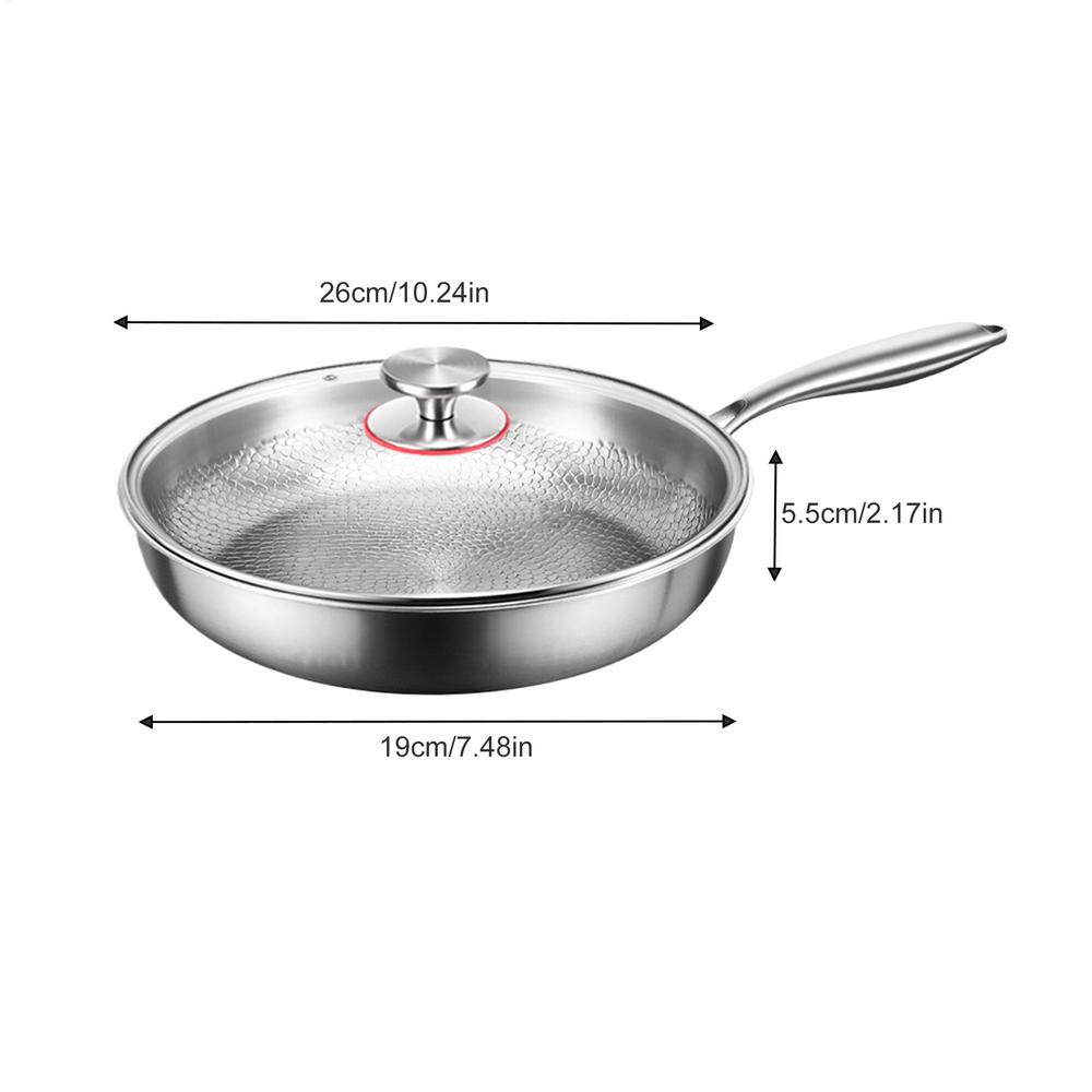 Sovere 12-Inch Hammered Titanium Non-Stick Frying Pan for Precision Cooking