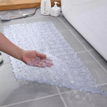 Royelle Non-Slip Pebble Stone Bath Mat For Shower And Tub