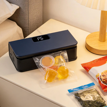 Eloria Portable Mini Heat Bag Sealer with Magnet for Food Freshness, Rechargeable Food Packaging