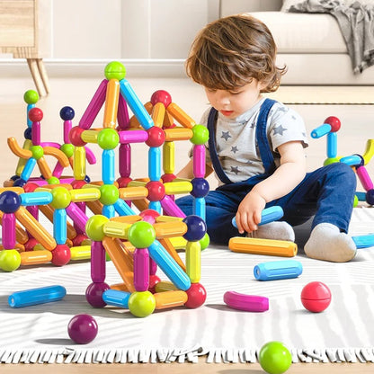 Sovere Magnetic Building Blocks Set for Kids - Creative Toy for Cognitive Development