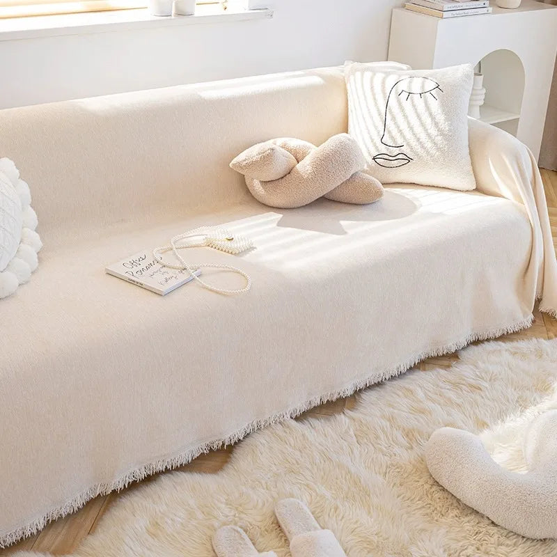 Royelle Herringbone Sofa Slipcover for Living Room-Couch Protection
