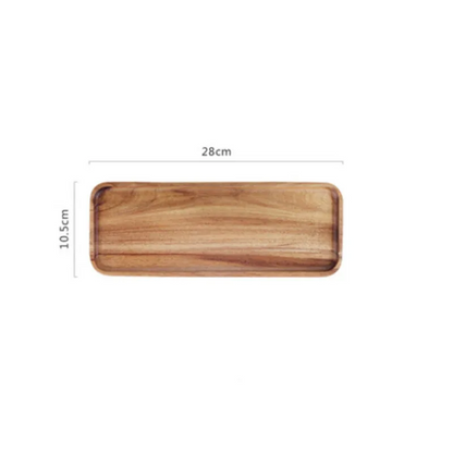 Royeva Solid Acacia Wood Cutting Board With Juice Groove