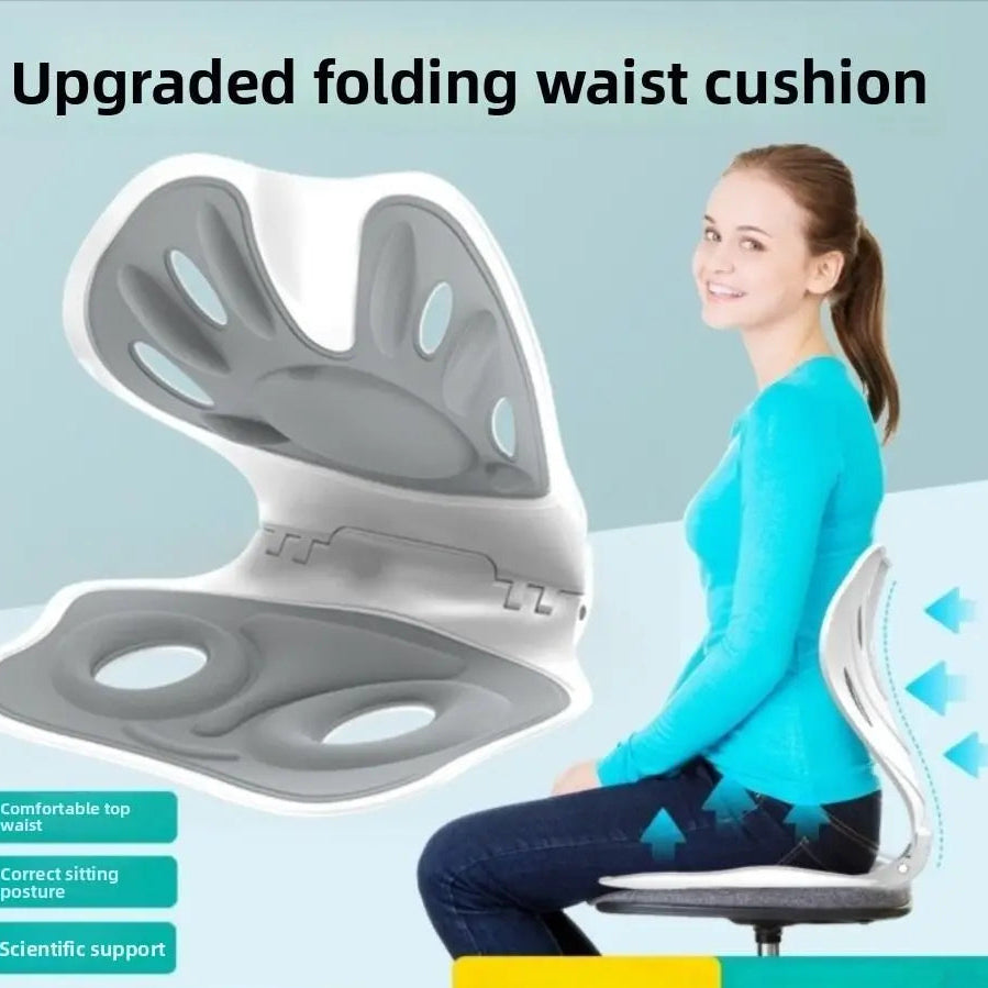 Royeva Ergonomic Back Support Seat Cushion For Posture And Waist Comfort