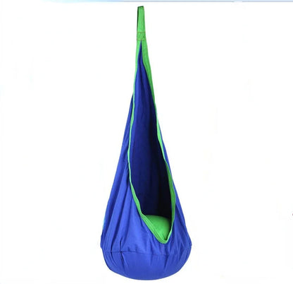 Royeva Kids Pod Swing with Air Cushion - Indoor & Outdoor Sensory Hanging Hammock Chair