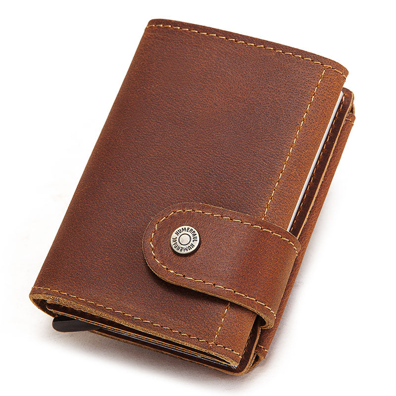 Royeva Rfid Blocking Leather Minimalist Card Holder Wallet