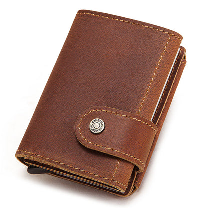 Royeva Rfid Blocking Leather Minimalist Card Holder Wallet