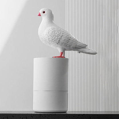 Royelle Decorative Dove Bird Liquid Soap Dispenser For Bathroom