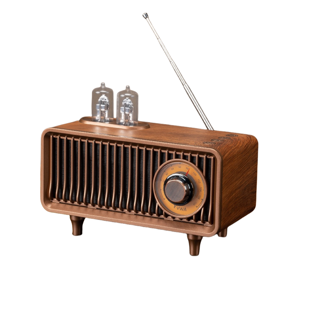 Royeva Vintage Bluetooth Speaker-Wireless Retro FM Radio Audio Player