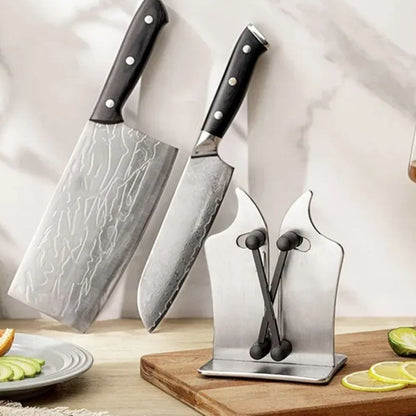 Sovere Compact Manual Knife Sharpener with Tungsten Carbide for Quick Edge Restoration