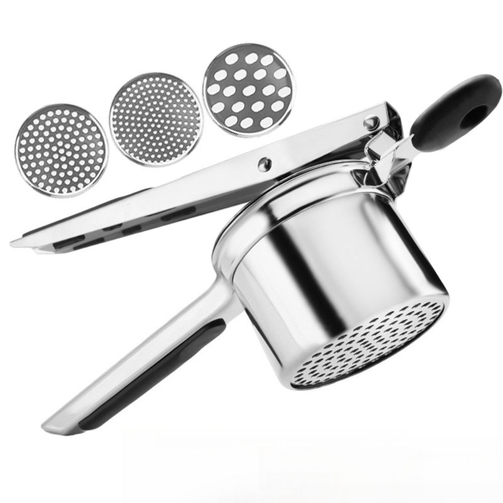 Royeva Heavy-Duty Stainless Steel Potato Masher for Smooth, Creamy Results