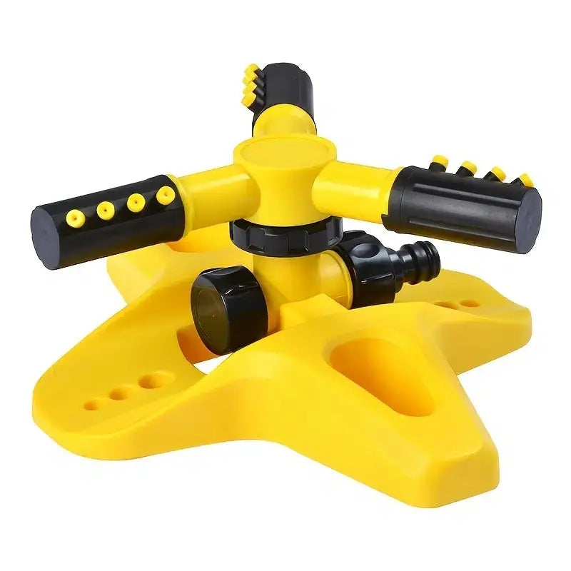Novara 360 Degree Rotating Lawn Sprinkler with 4 Adjustable Nozzles for Garden Coverage